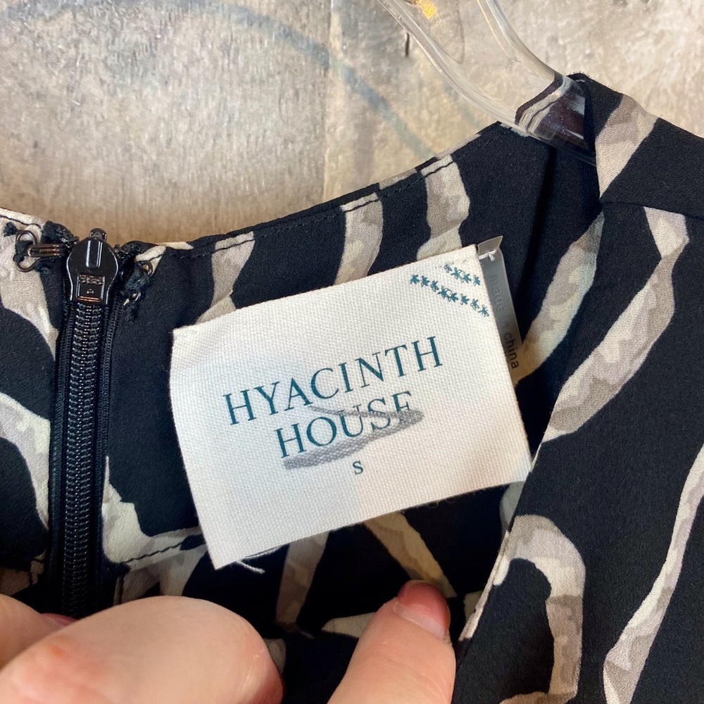 Tuckernuck Hyacinth House Rowan Bow Midi Dress in Black Size Small. - Picture 7 of 9